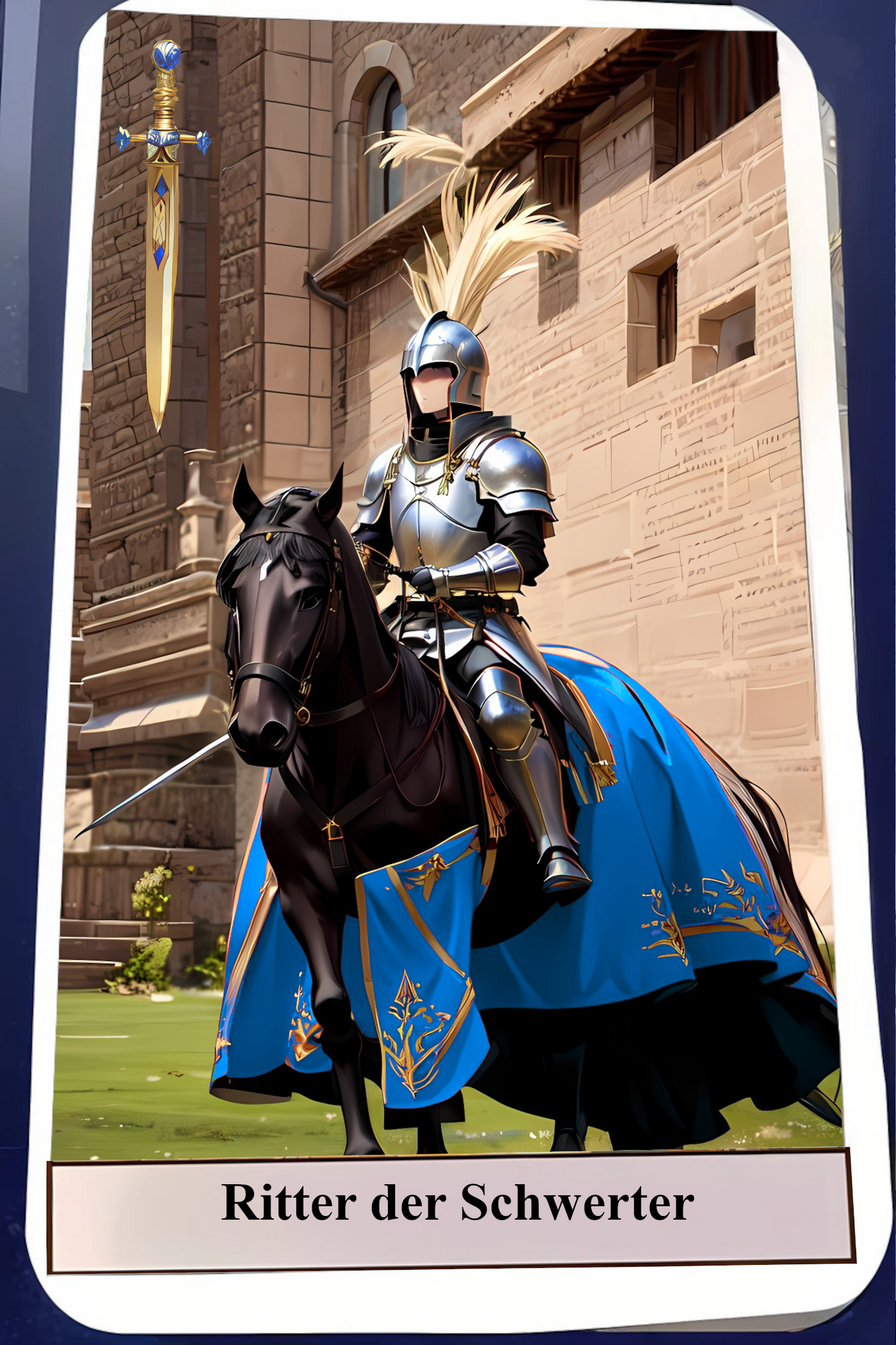 Kartendeck Tarot Anime Schwerter