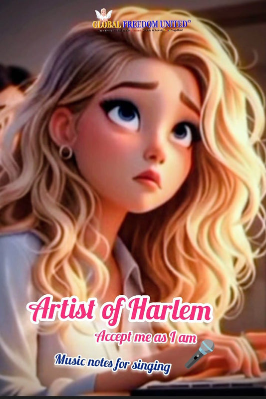 Music Notes "Accept me as I am" Artist of Harlem©