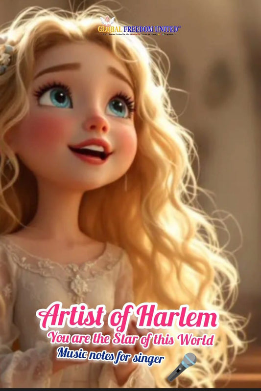 Music Notes - The Star of this World Artist of Harlem©