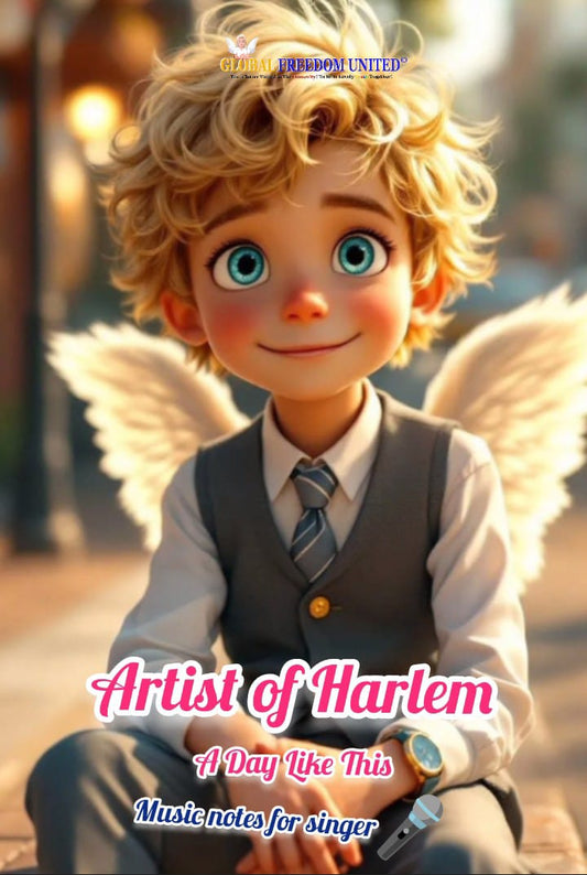 Music Notes - A Day Like this Artist of Harelem©