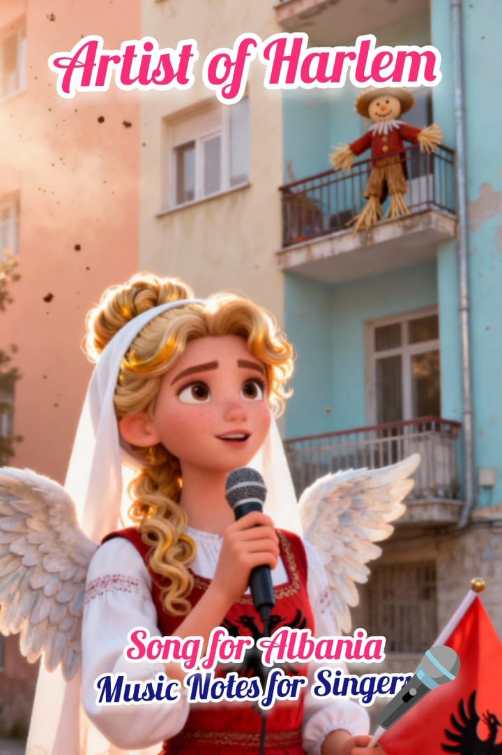 Music Notes Artist of Harlem© - Song for Albania