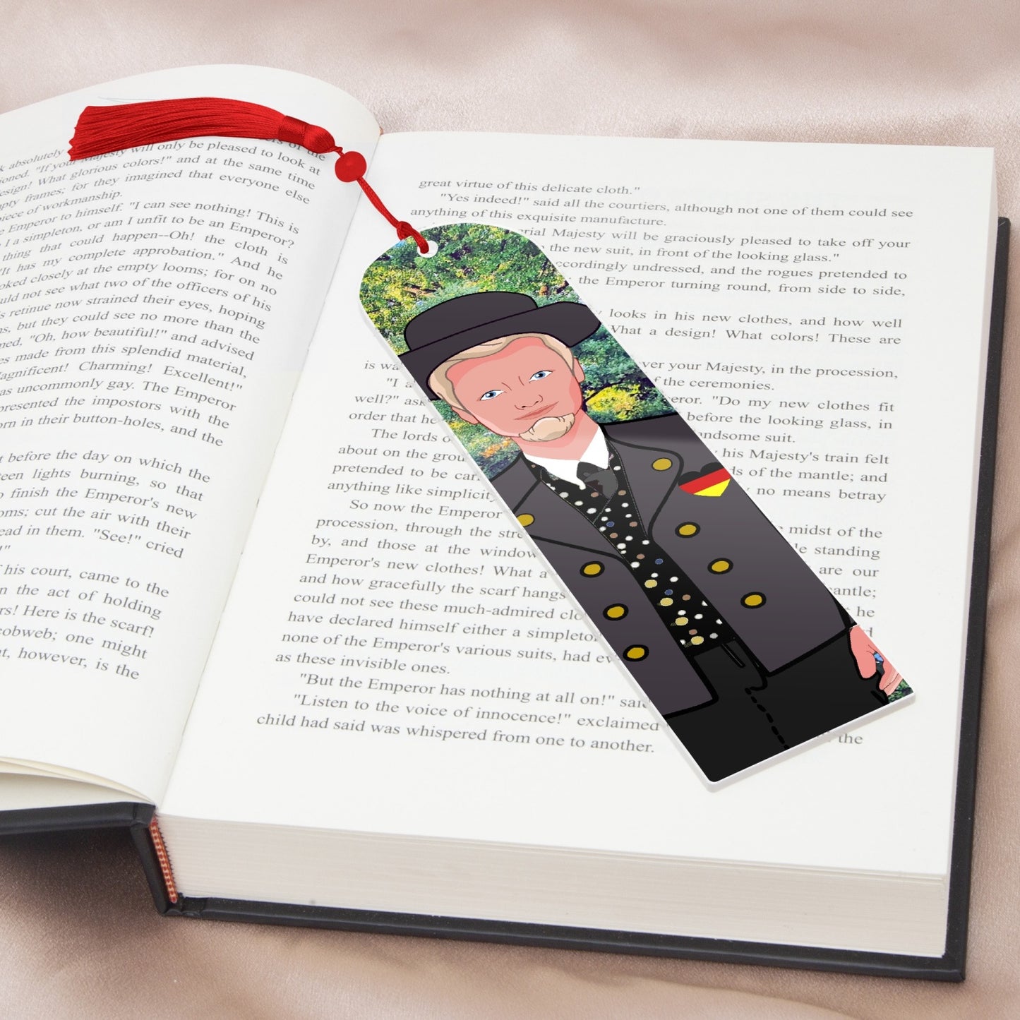 Acrylic Bookmark - Semicircle GLOBAL FREEDOM UNITED© GERMAN BOY