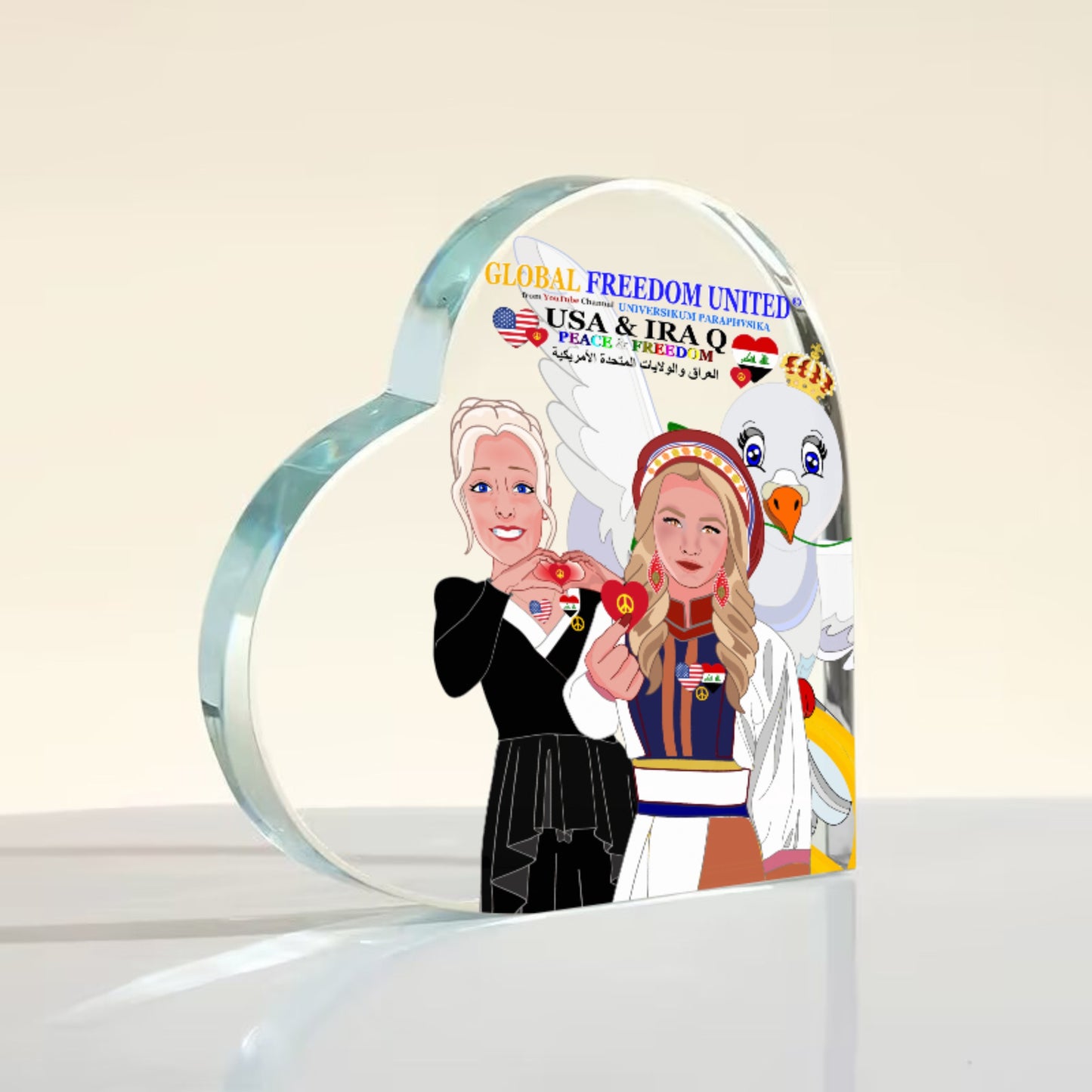 Acryl GLOBAL FREEDOM UNITED© Women Iraq & USA