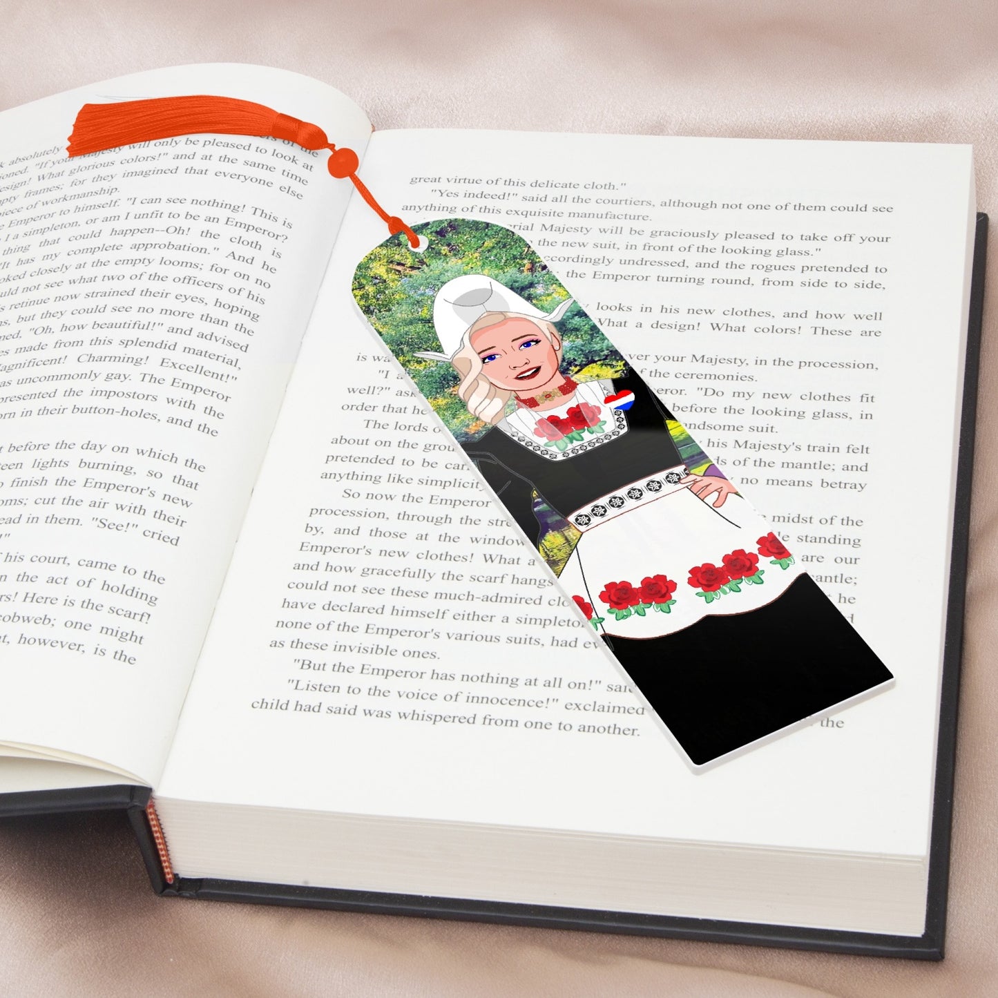Acrylic Bookmark - Semicircle GLOBAL FREEDOM UNITED© NETHERLAND GIRLD