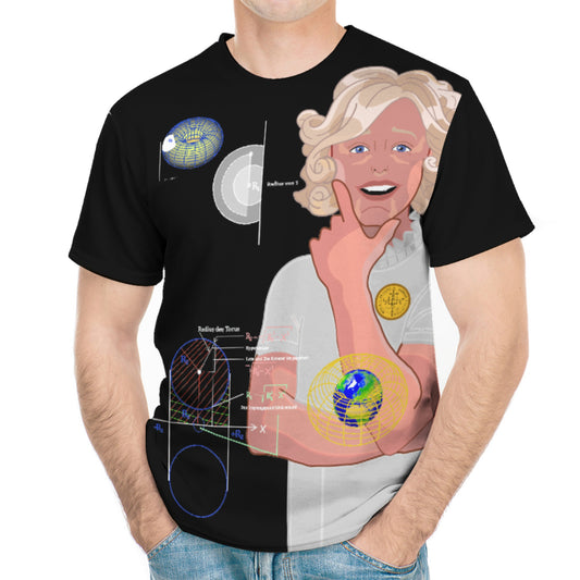 Men´s T-shirt Global Freedom United© Sacred Mathematics Torus