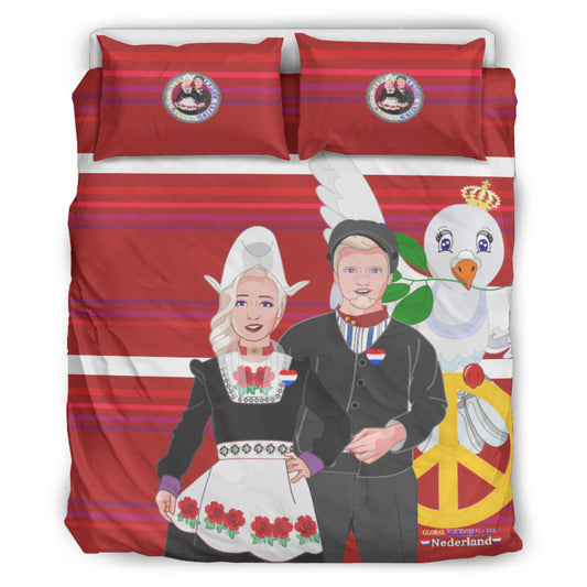 Bed Line GLOBAL FREEDOM UNITED© Couple Nederland Red