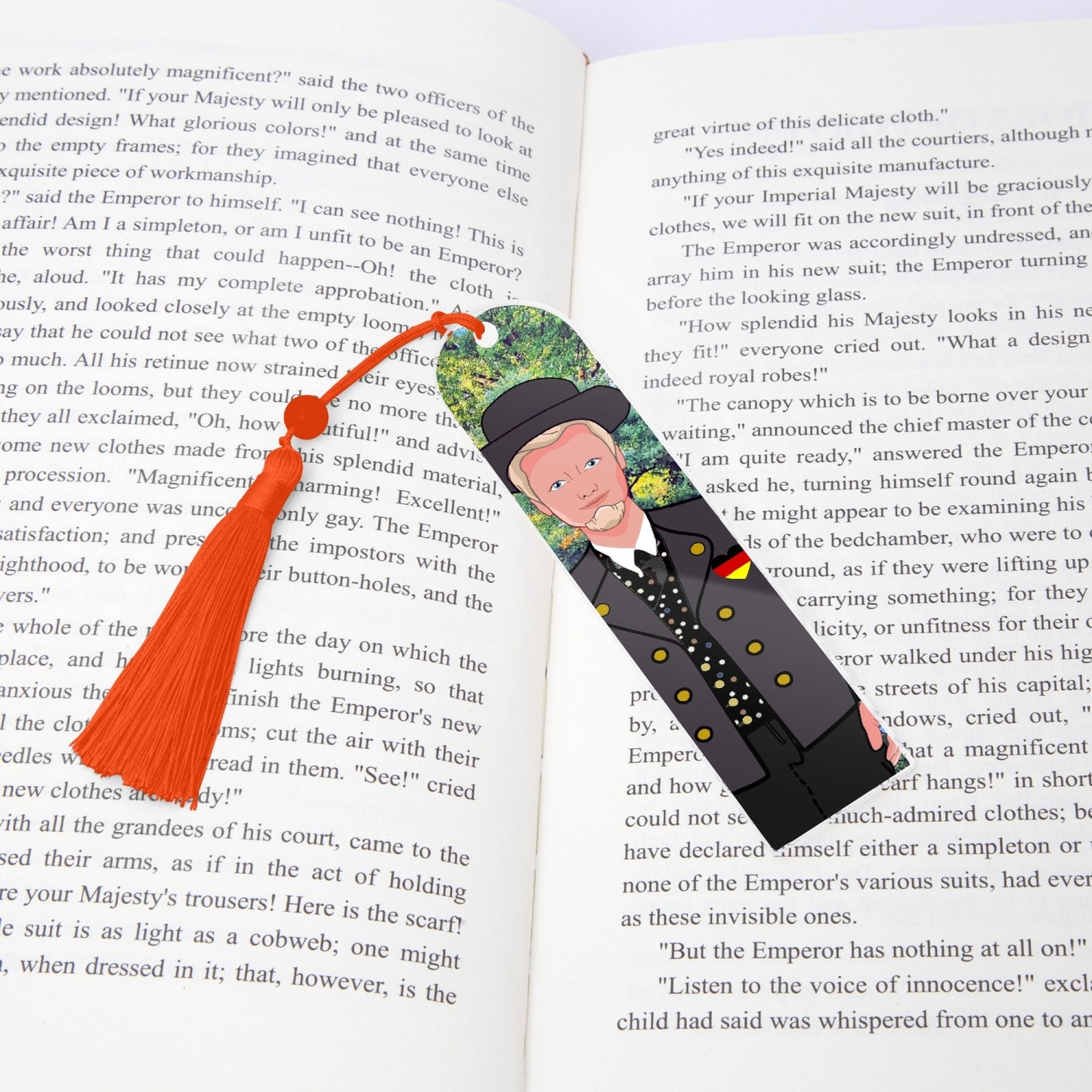 Acrylic Bookmark - Semicircle GLOBAL FREEDOM UNITED© GERMAN BOY