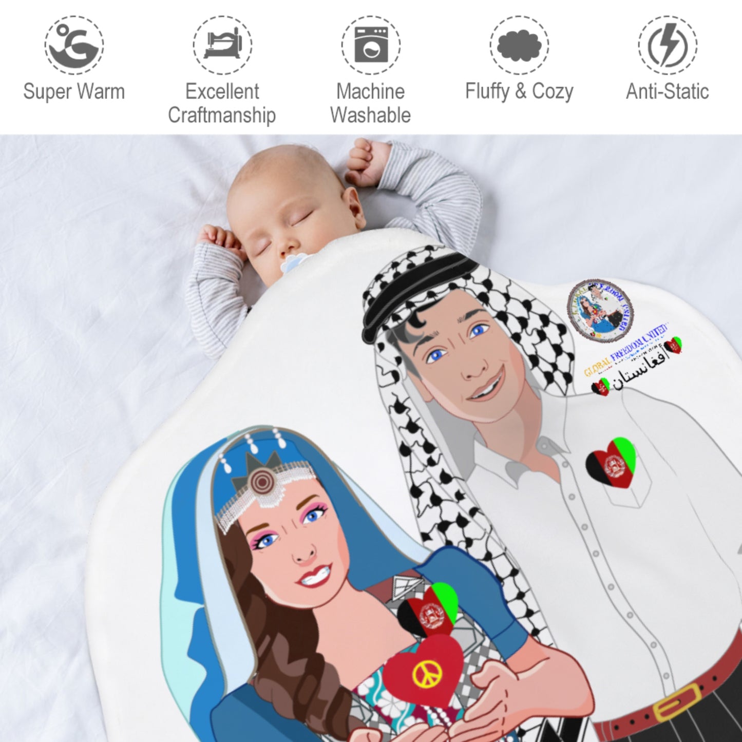 Blanket For Kids GLOBAL FREEDOM UNITED© Couple Afghanistan