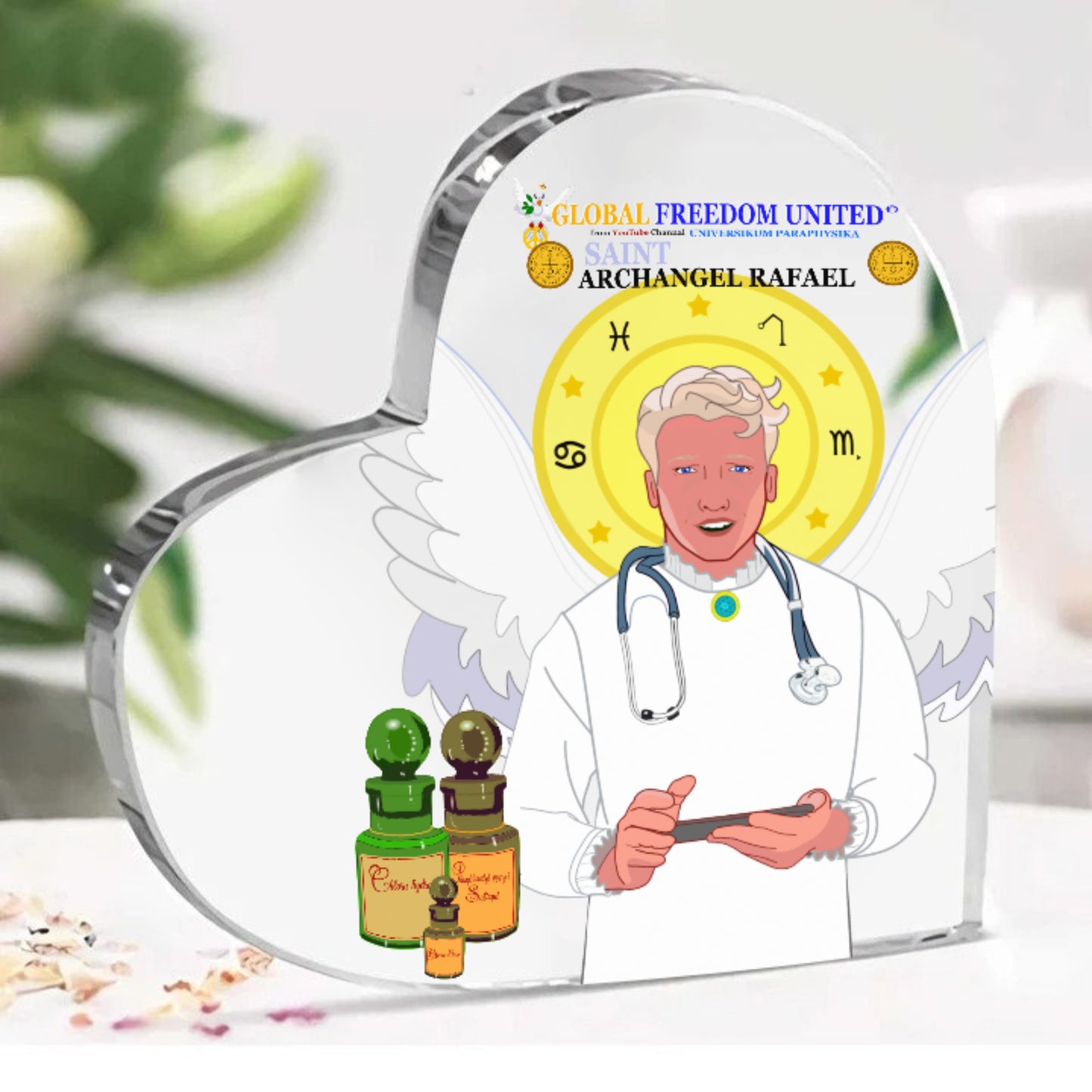 Acryl Heard GLOBAL FREEDOM UNITED© Archangel Rafael English