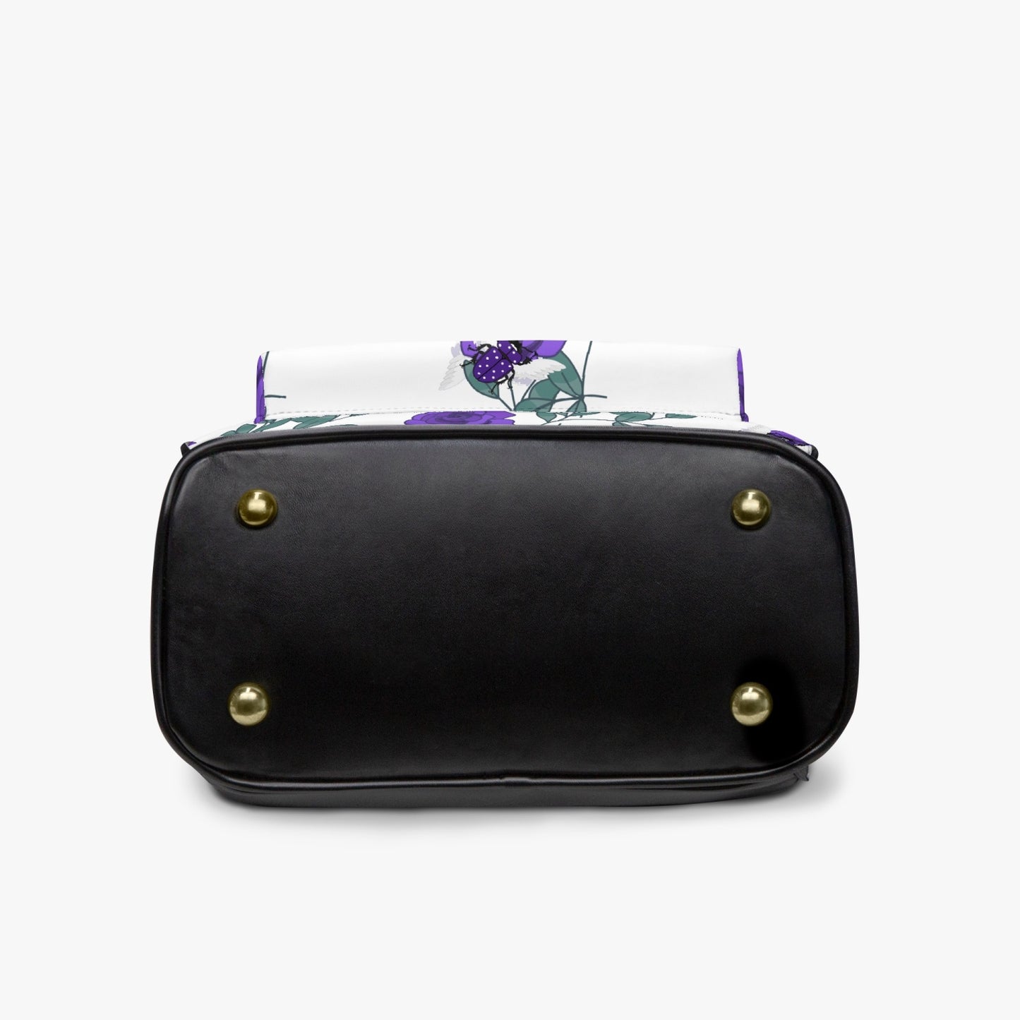 GLOBAL FREEDOM UNITED© Women Afghanistan & Germany Lilac Roses - All Over Printed PU Backpack