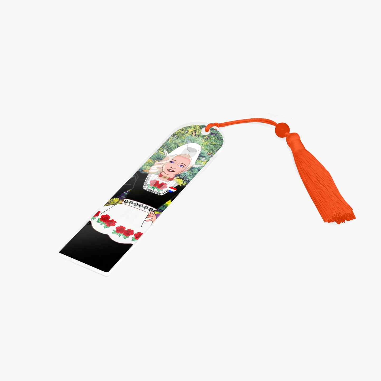 Acrylic Bookmark - Semicircle GLOBAL FREEDOM UNITED© NETHERLAND GIRLD