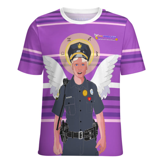 Women´s T-shirt  Global Freedom United© Archangel Michael In Latin V4 Lilac