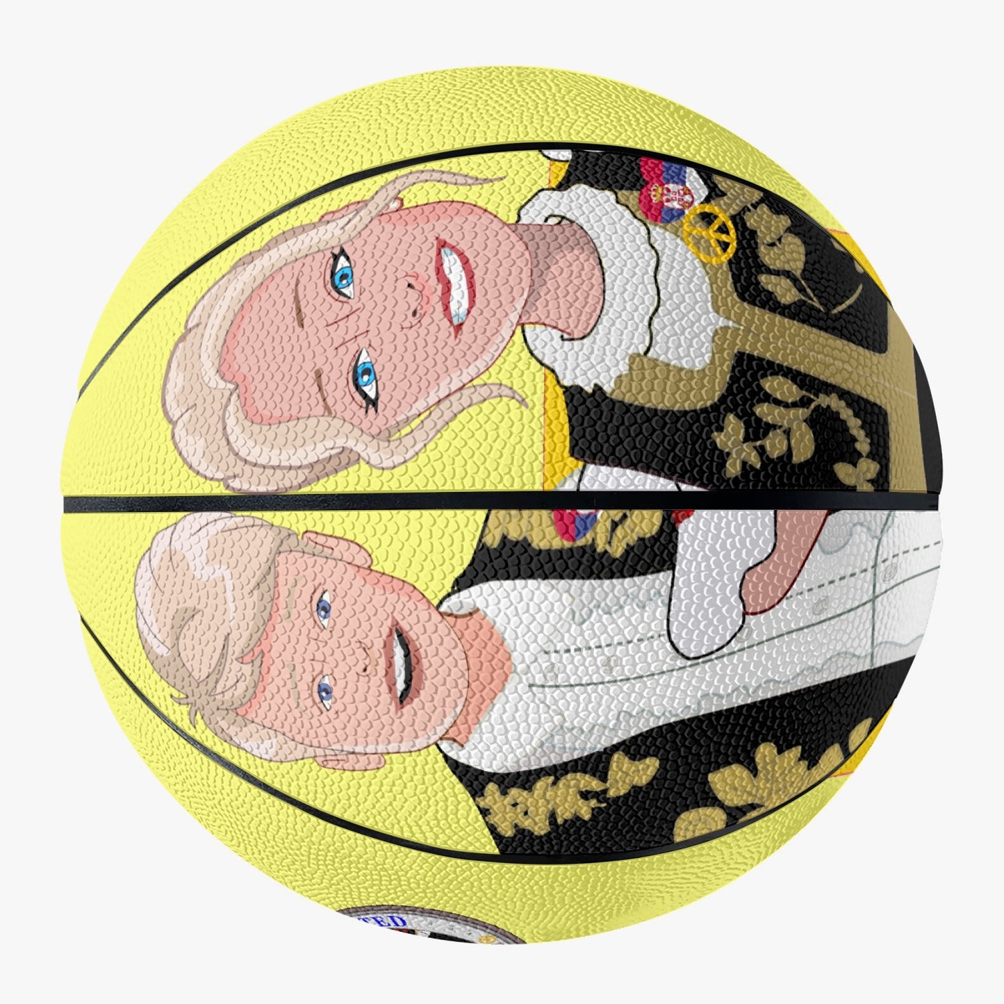 Basketball GLOBAL FREEDOM UNITED COUPLE EDITION SERBIA YELLOW