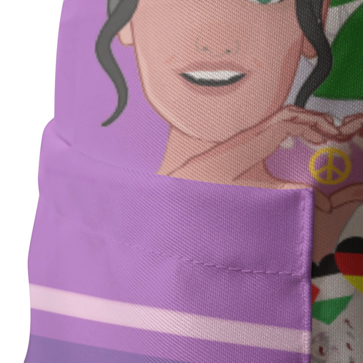 Apron GLOBAL FREEDOM UNITED© Women Palestina & Germany Lilac
