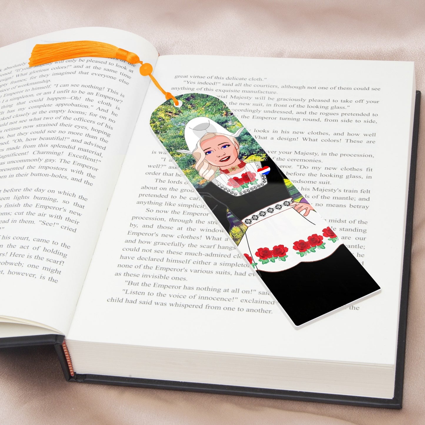 Acrylic Bookmark - Semicircle GLOBAL FREEDOM UNITED© NETHERLAND GIRLD