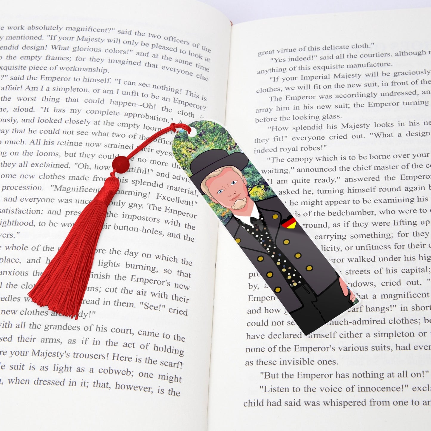 Acrylic Bookmark - Semicircle GLOBAL FREEDOM UNITED© GERMAN BOY
