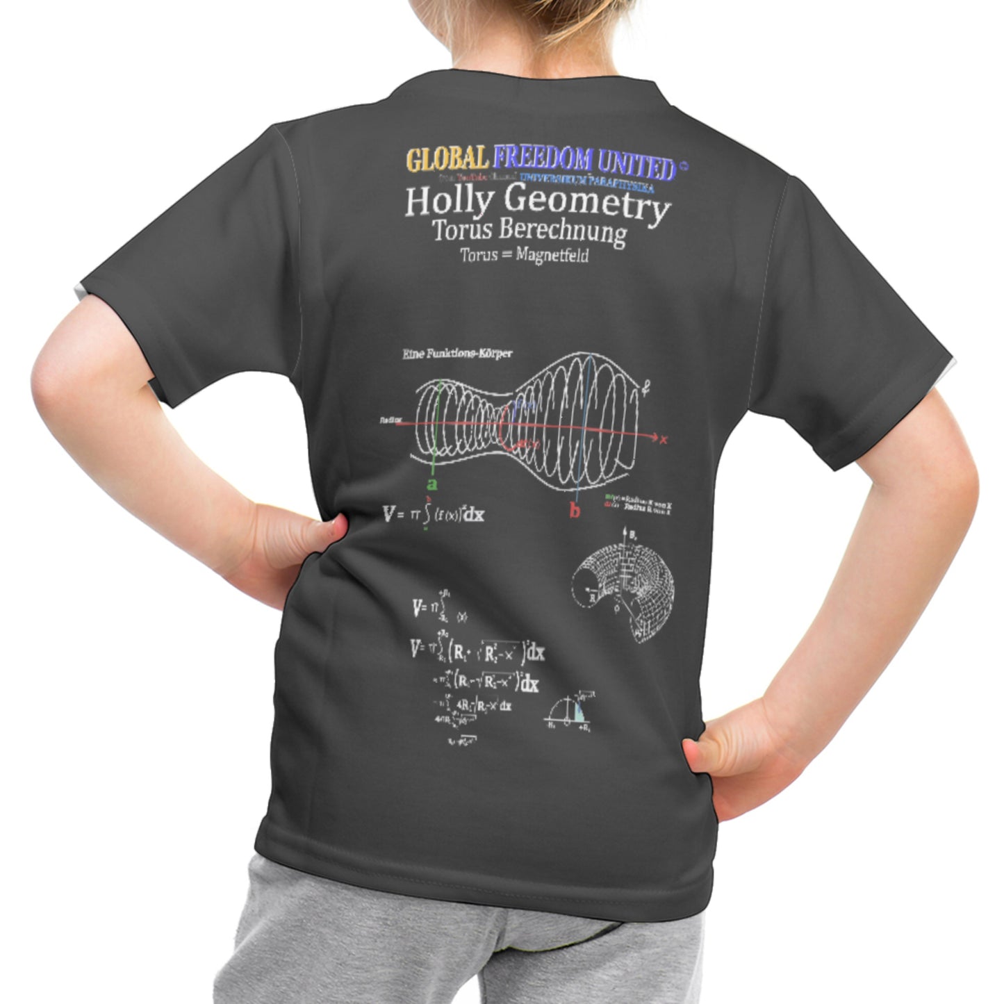 Kit´s T-shirt Global Freedom United© Sacred Mathematics Torus
