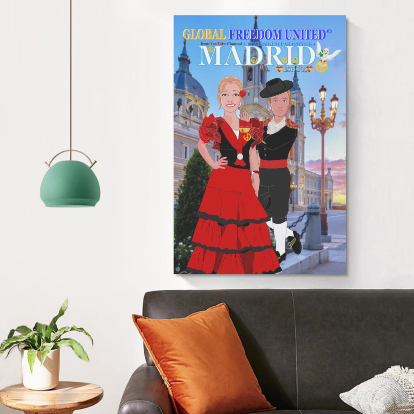 Poster GLOBAL FREEDOM UNITED© Madrid