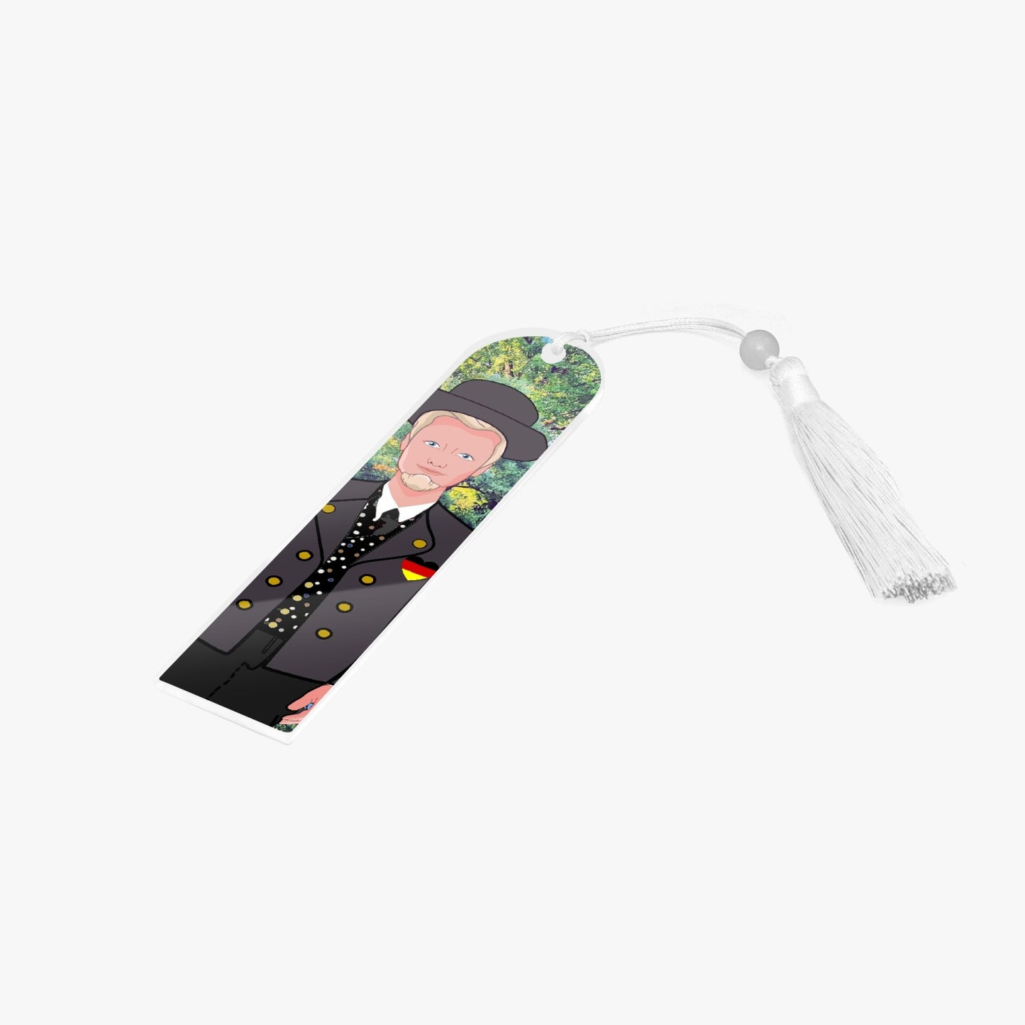 Acrylic Bookmark - Semicircle GLOBAL FREEDOM UNITED© GERMAN BOY