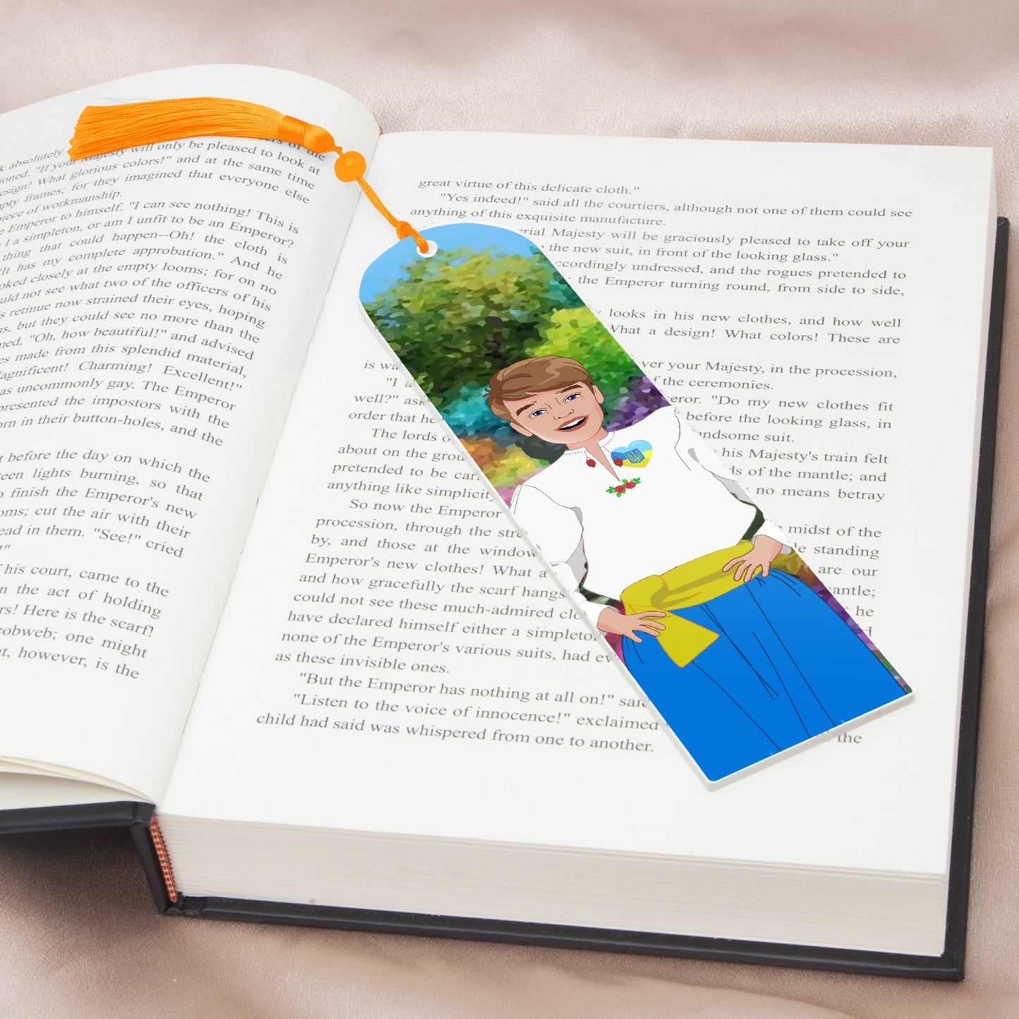 Acrylic Bookmark - Semicircle GLOBAL FREEDOM UNITED© UKRAIN BOY
