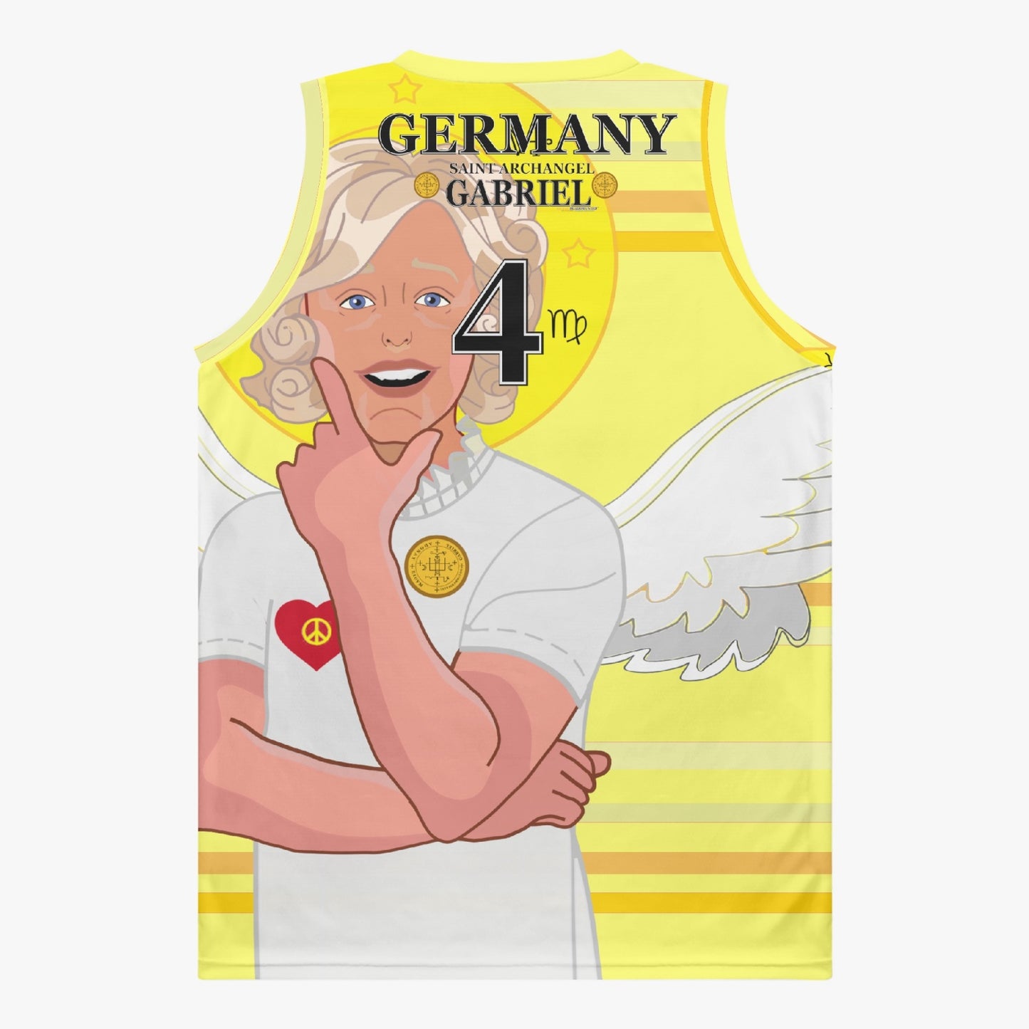 Basketball Jersey GLOBAL FREEDOM UNITED ARCHANGEL GABRIEL GERMANY 4