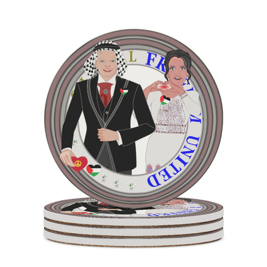 Ceramic Coasters Global Freedom United© Couple Palestina