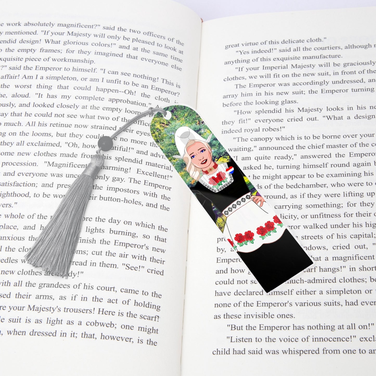 Acrylic Bookmark - Semicircle GLOBAL FREEDOM UNITED© NETHERLAND GIRLD