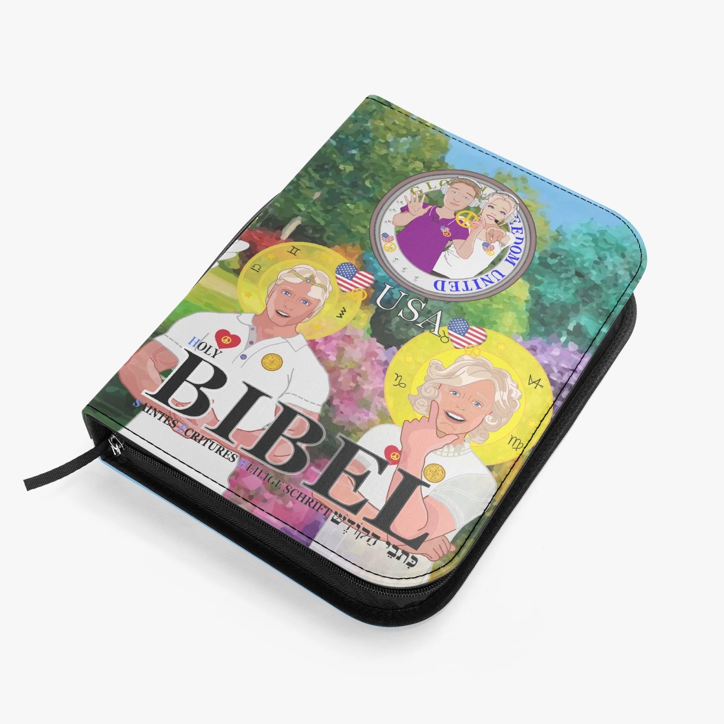 Bible Cover GLOBAL FREEDOM UNITED© Couple USA Wight American