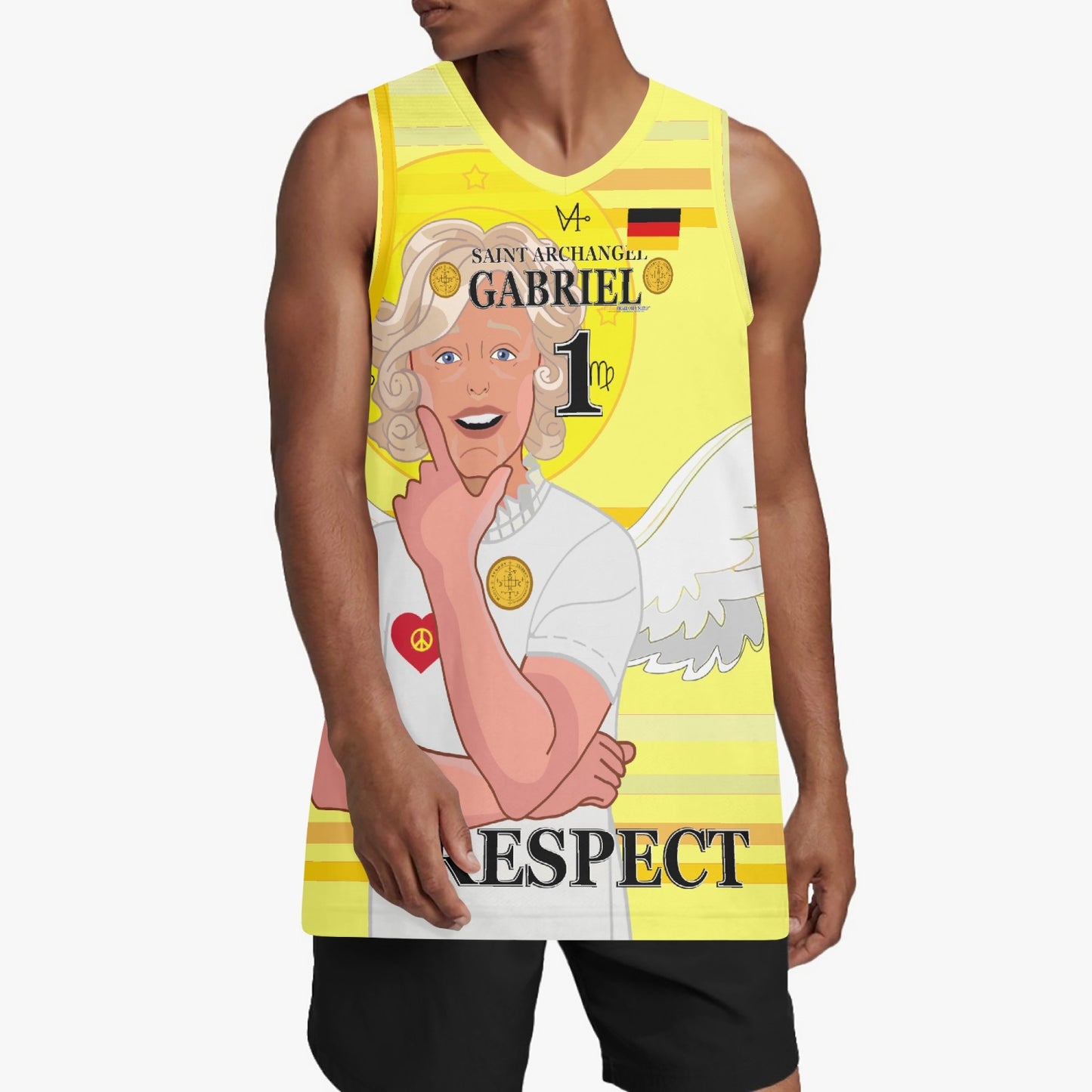 Basketball Jersey GLOBAL FREEDOM UNITED ARCHANGEL GABRIEL GERMANY 1