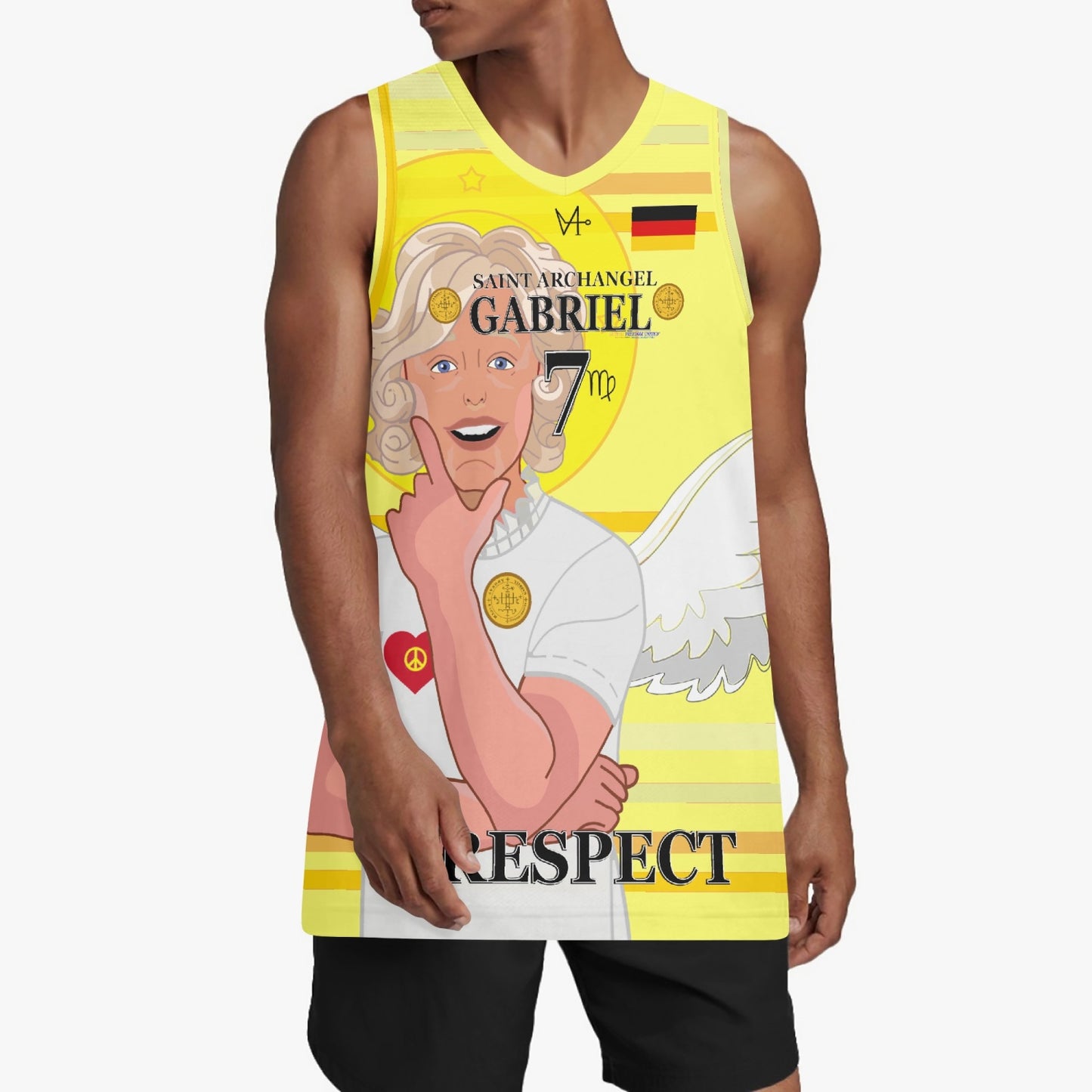 Basketball Jersey GLOBAL FREEDOM UNITED ARCHANGEL GABRIEL GERMANY 7