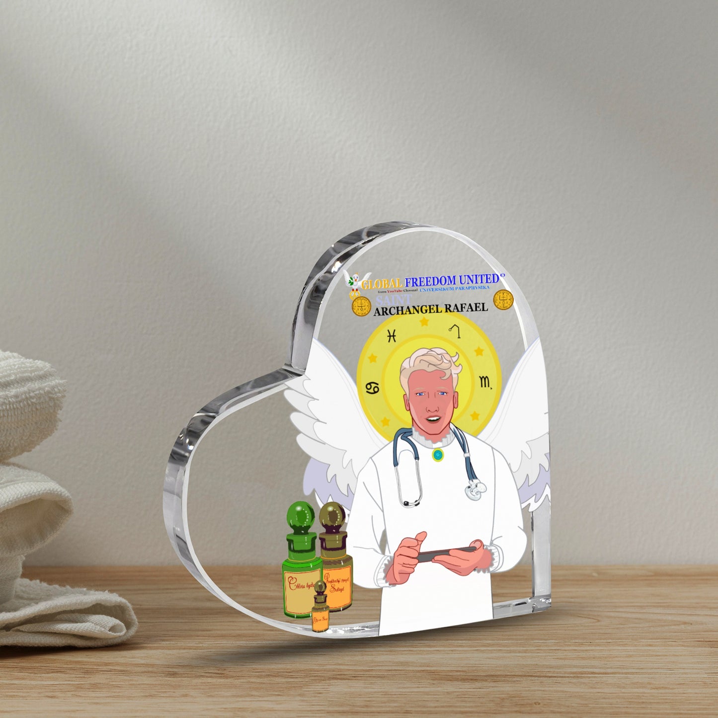 Acryl Heard GLOBAL FREEDOM UNITED© Archangel Rafael English