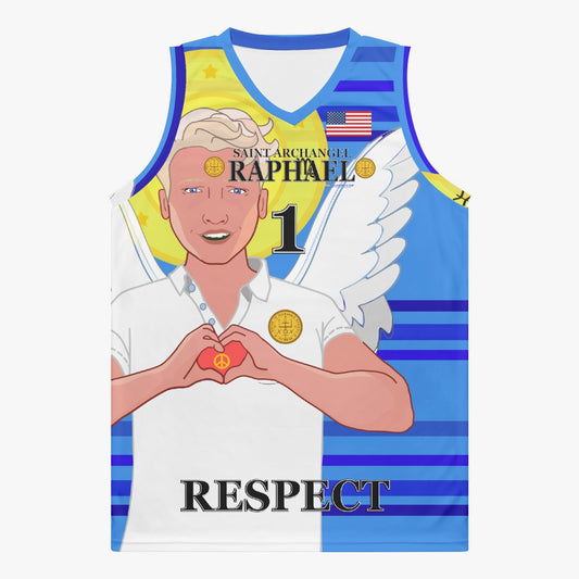 Basketball Jersey GLOBAL FREEDOM UNITED ARCHANGEL RAPHAEL USA 1