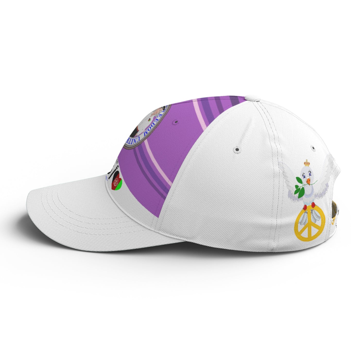 Basketball Cap GLOBAL FREEDOM UNITED© Couple Afghanistan Lilac