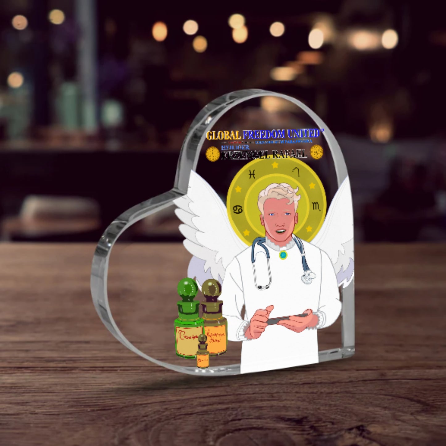 Acryl Heard GLOBAL FREEDOM UNITED© Archangel Rafael Deutsch