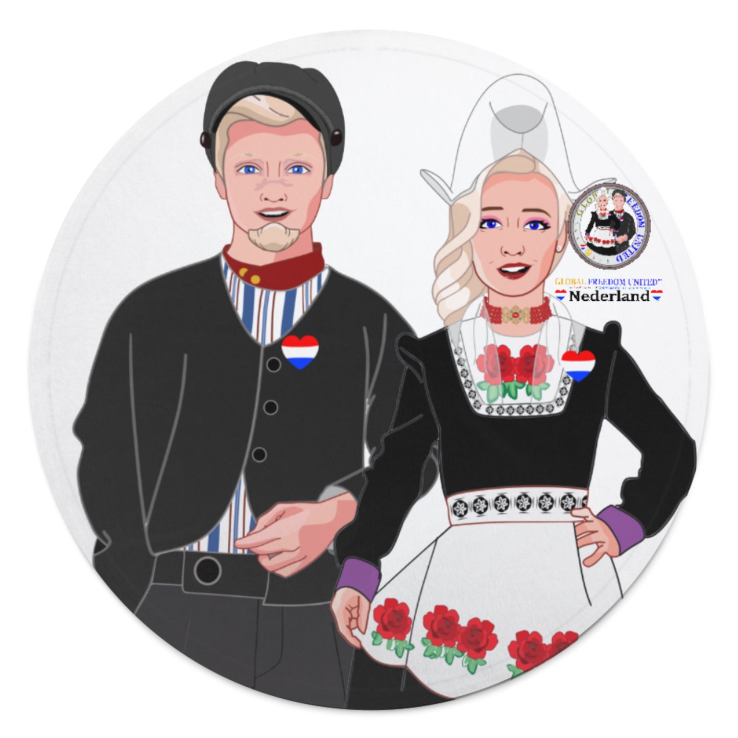 Blanket For Kids GLOBAL FREEDOM UNITED© Couple Nederland V2
