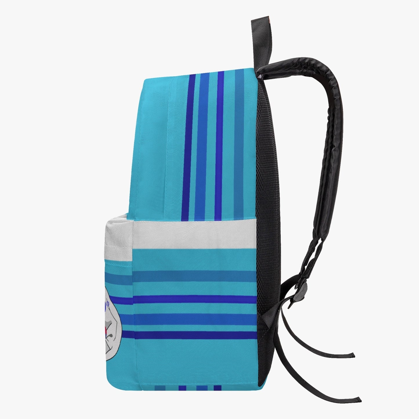 GLOBAL FREEDOM UNITED© Men Croatia & Serbia BLUE All-over-print Canvas Backpack