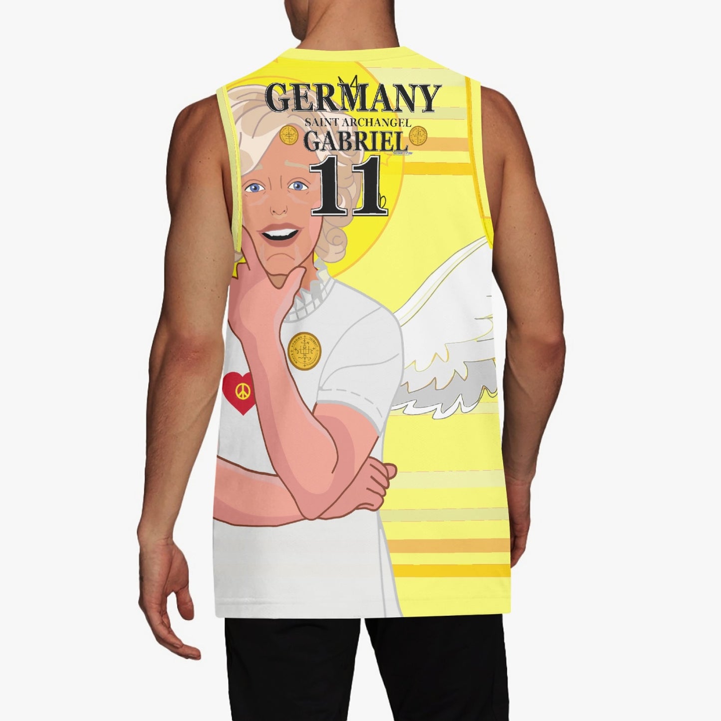 Basketball Jersey GLOBAL FREEDOM UNITED ARCHANGEL GABRIEL GERMANY 11