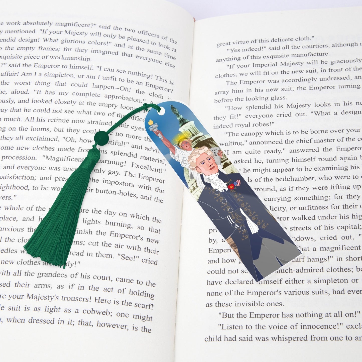 Acrylic Bookmark - Semicircle GLOBAL FREEDOM UNITED© USA BOY V3