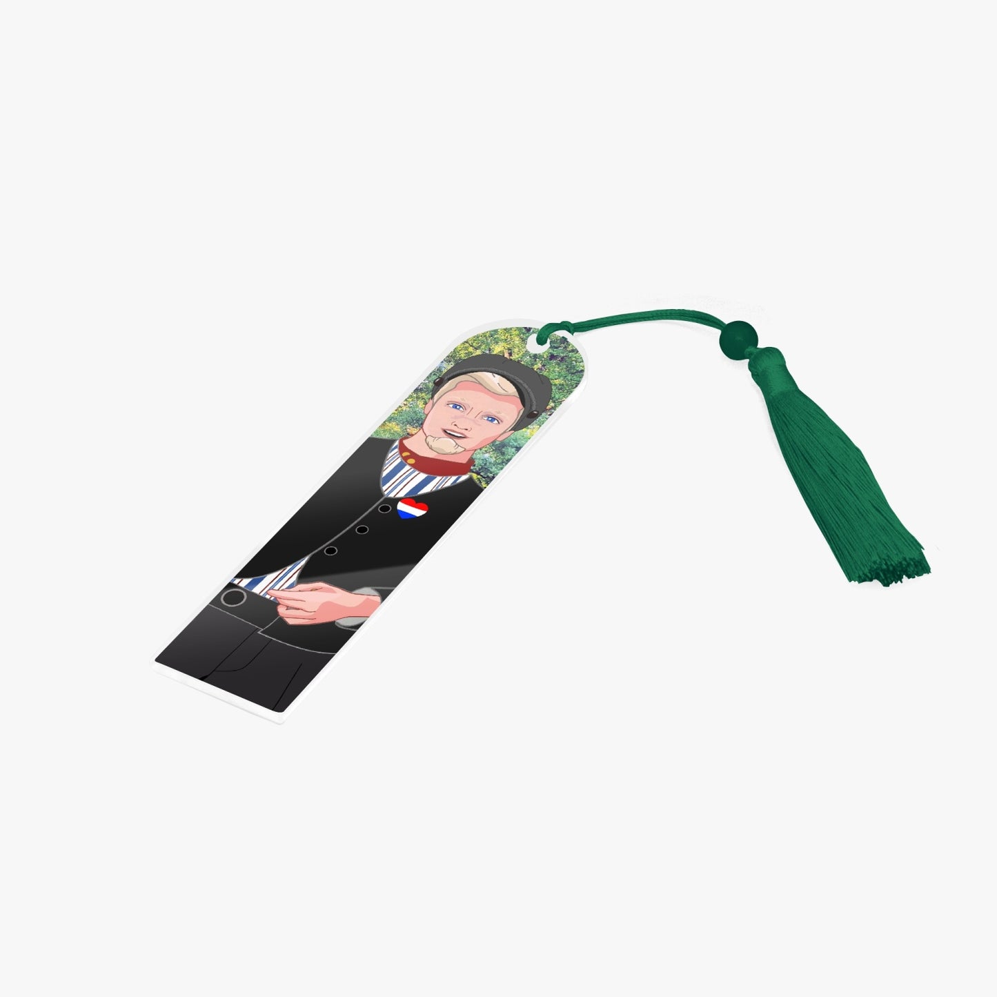 Acrylic Bookmark - Semicircle GLOBAL FREEDOM UNITED© NETHERLAND BOY