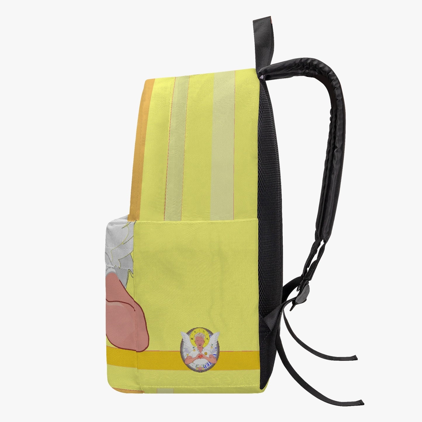 GLOBAL FREEDOM UNITED© Archangel Rafael English Yellow - All-over-print Canvas Backpack