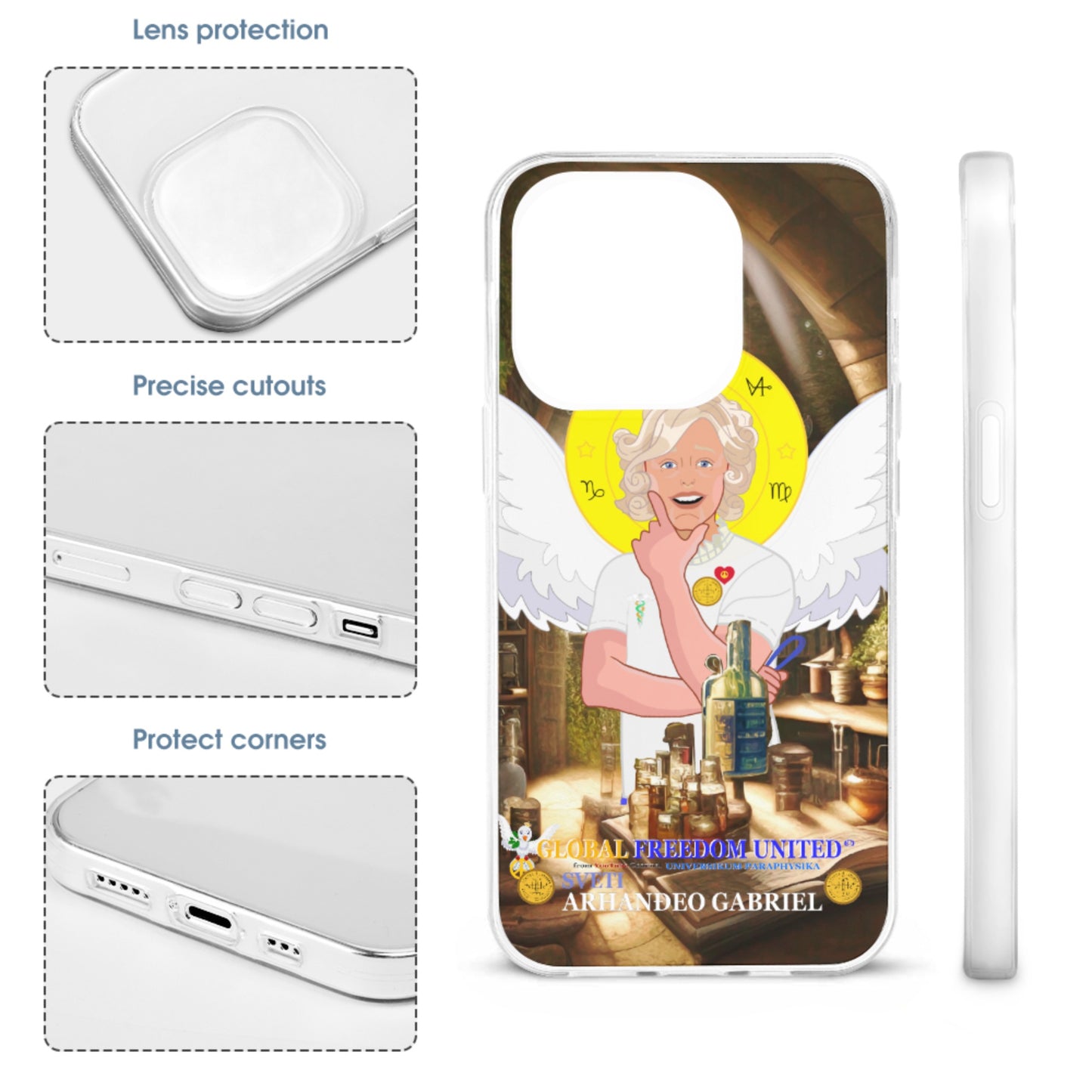 Phone Case GLOBAL FREEDOM UNITED©  Archangel Gabriel  Croatia