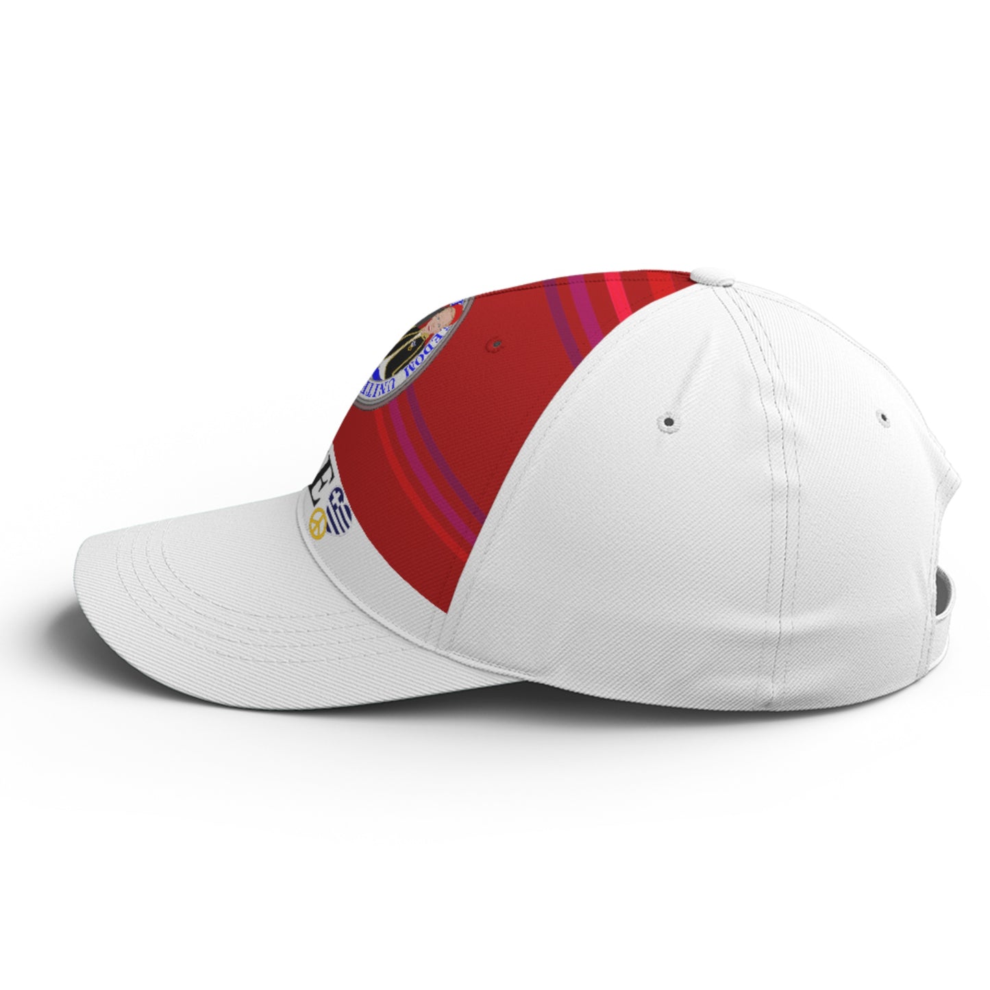 Basketball Cap GLOBAL FREEDOM UNITED© Couple Greece Red