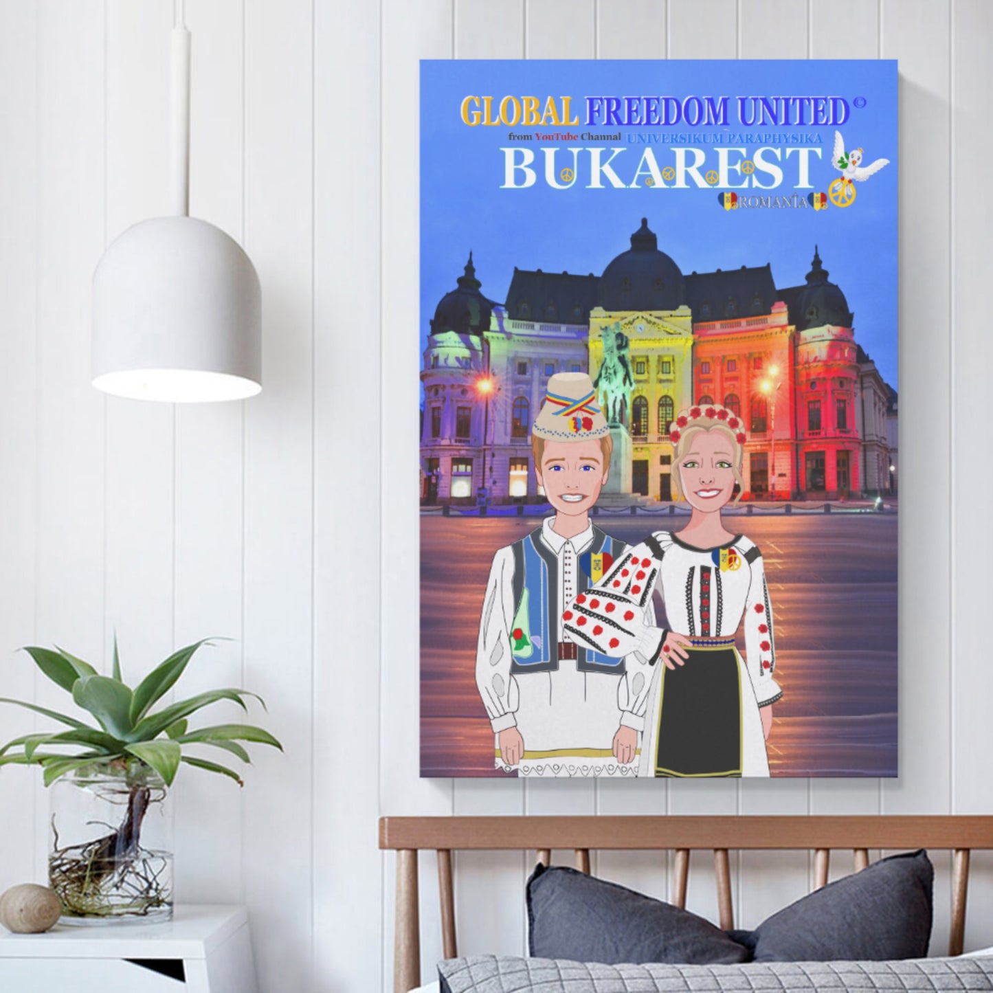 Poster GLOBAL FREEDOM UNITED© Bukarest