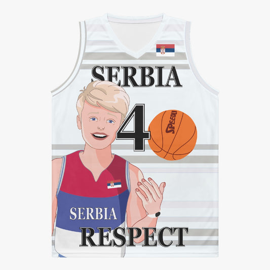 Basketball Jersey GLOBAL FREEDOM UNITED COUPLE EDITION SERBIA MEN V2 4