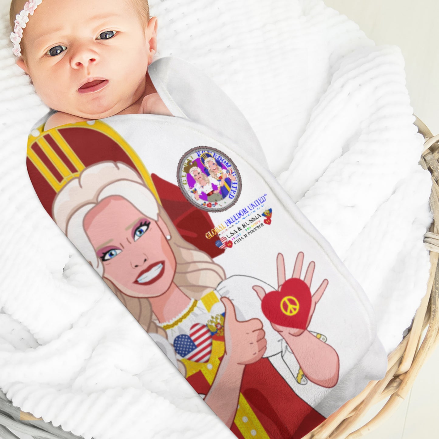 Blanket For Kids GLOBAL FREEDOM UNITED© Women Russia & USA