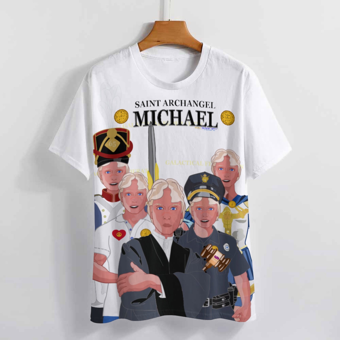 Women´s T-shirt 2 GLOBAL FREEDOM UNITED© Archangel Michael Big2