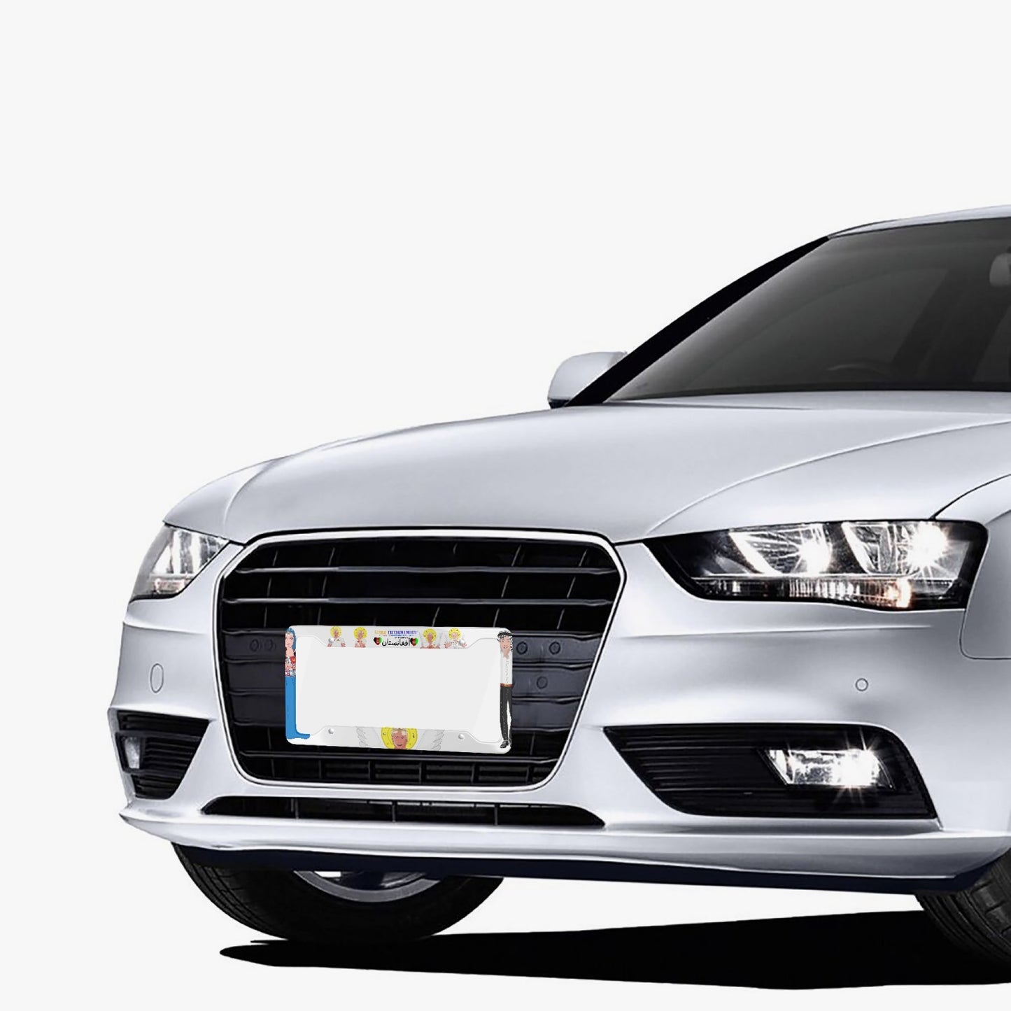 GLOBAL FREEDOM UNITED© Couple Afghanistan License Plate Frame