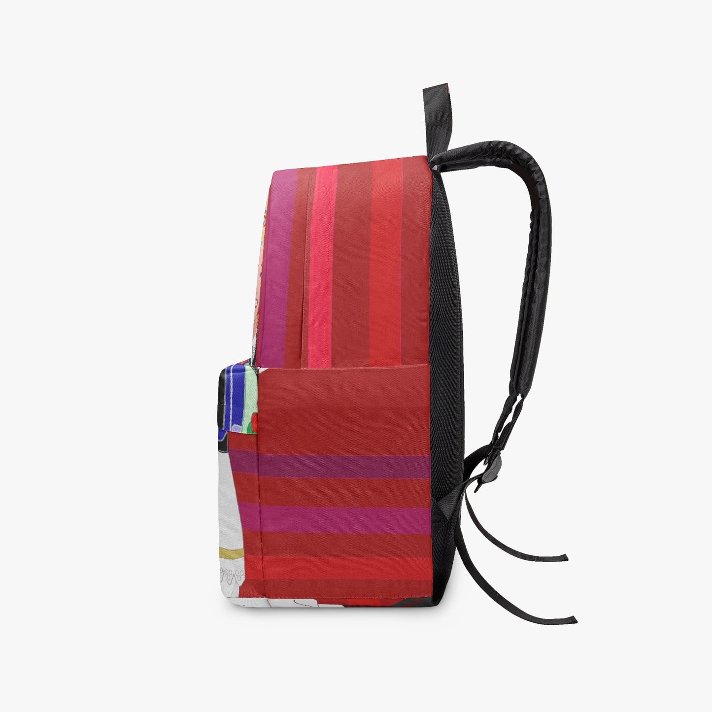 GLOBAL FREEDOM UNITED© Couple Romania Red - All-over-print Canvas Backpack