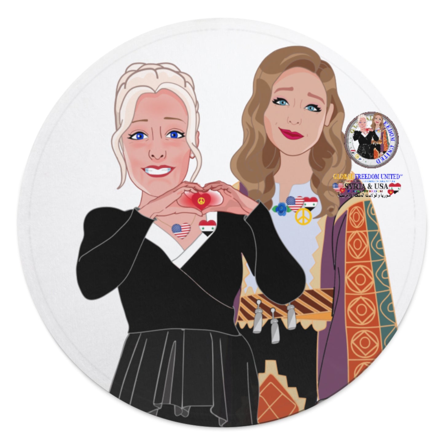 Blanket For Kids Global Freedom United© Women Syria & Usa