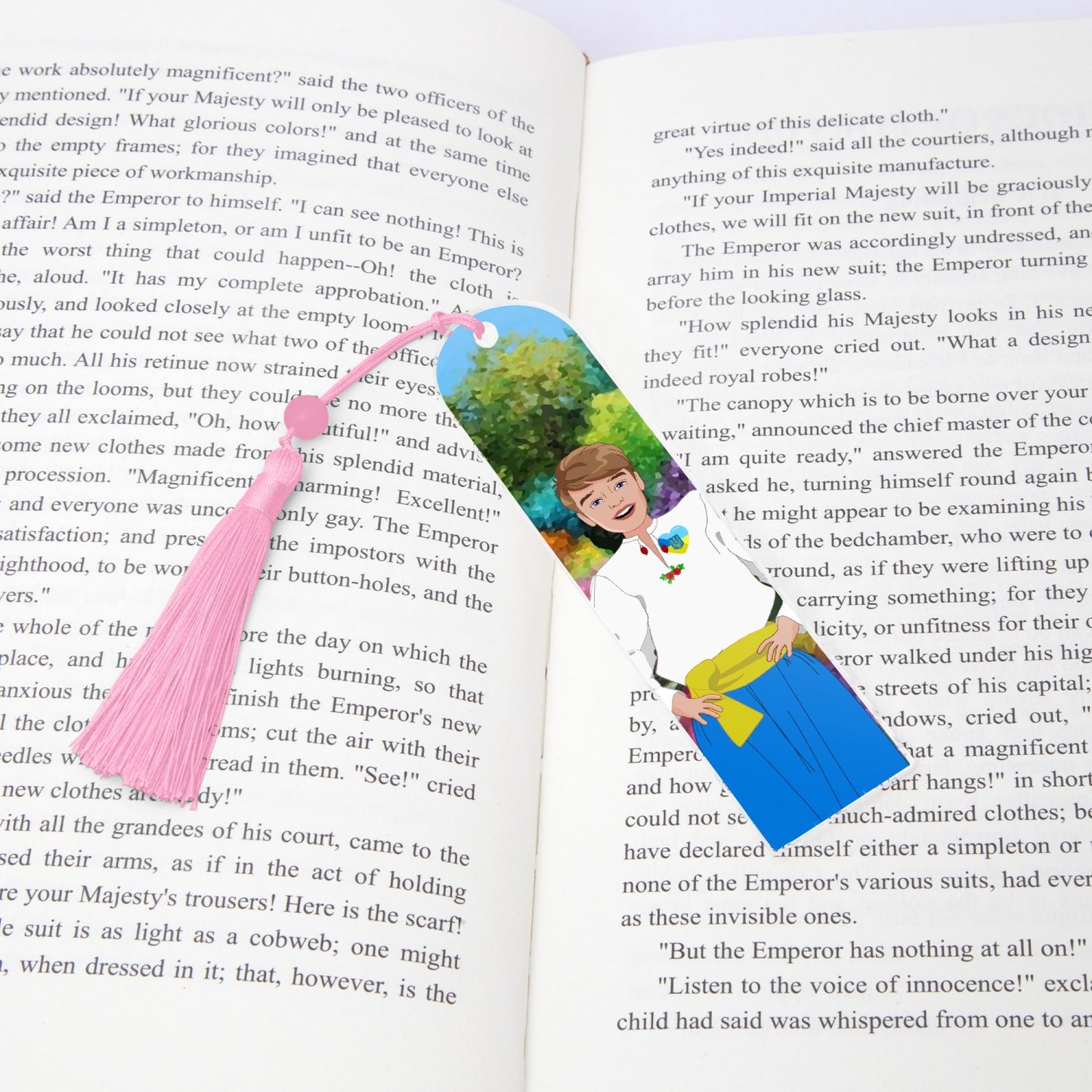 Acrylic Bookmark - Semicircle GLOBAL FREEDOM UNITED© UKRAIN BOY